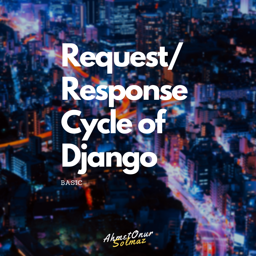 request/response cycle of django